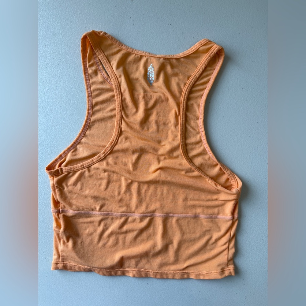 NWOT FP Movement Free People Vibrant Orange Tank Top